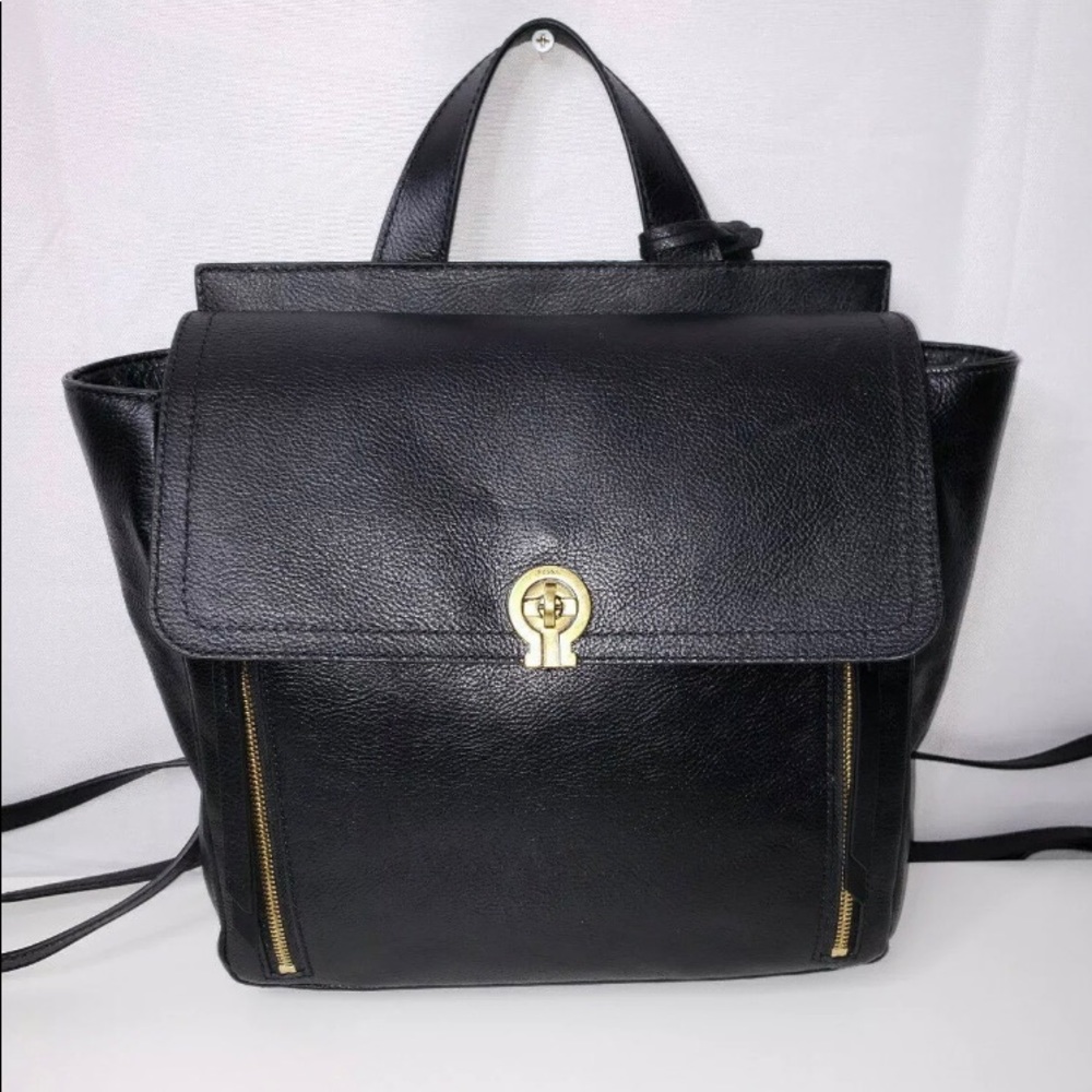 Fossil Amelia Leather Convertible Backpack